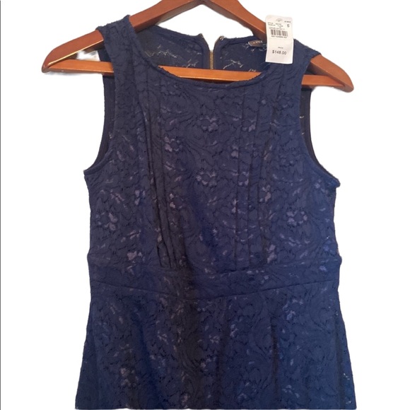 A Pea in the Pod Sleeveless Maternity Navy Blue Dress - Picture 2 of 12